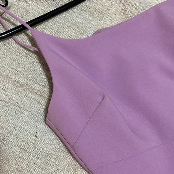 Cocktail one shoulder mini dress - Picture 5 of 8